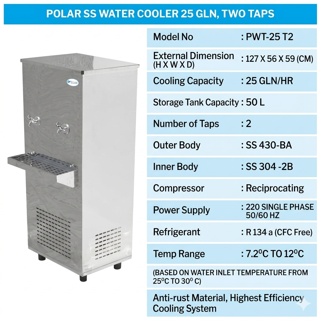 2 Tap Water Cooler - Image 2